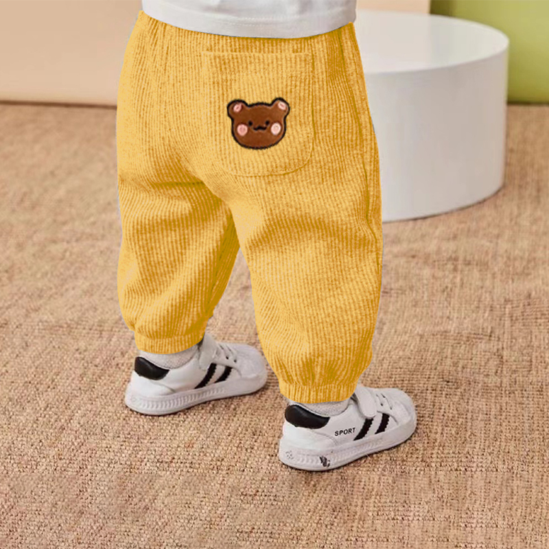 男女童装灯芯绒裤洋气休闲百搭裤