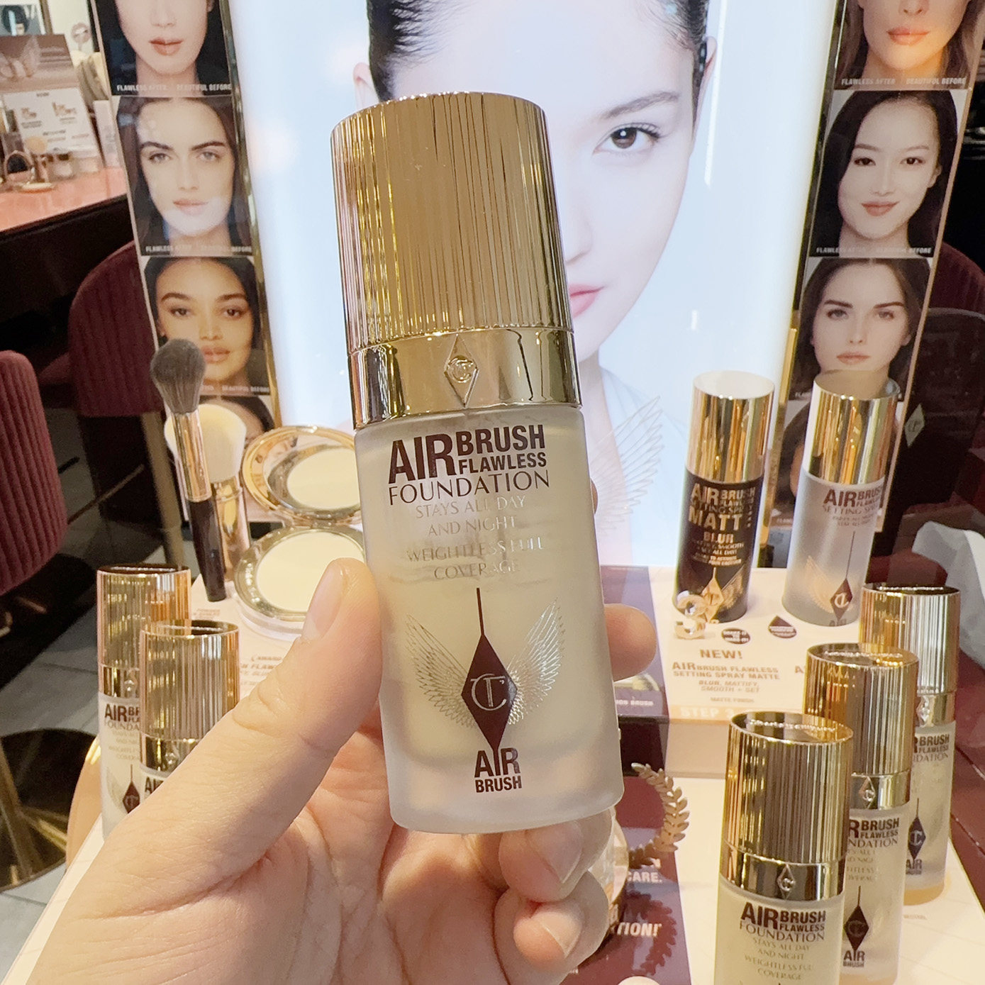 【香港专柜】新款！CT超磨瓶粉底液30ml  超持妆遮瑕控油服帖柔焦
