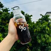 日本ARABICA ZEN咖啡杯阿拉比卡%百分号高颜值水瓶密封可携式 玻璃