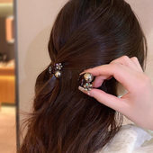 亮晶晶小抓夹 珍珠迷你小抓夹女可爱侧边夹刘海夹子公主头发夹