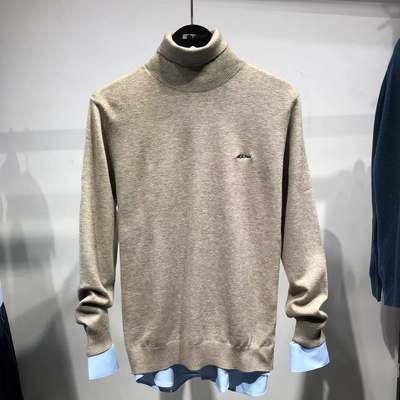 H标！绵羊毛+羊绒秋冬厚款男毛衣