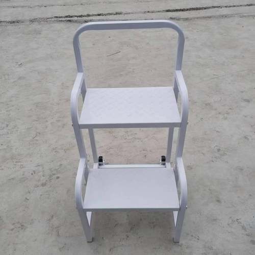 钢制可移动超市仓库2步梯3步梯便携带轮特厚加宽仓库拿货凳子理货