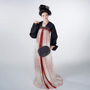【春和 店庆】画屏 唐制汉服齐胸裙织金撞色日常汉服