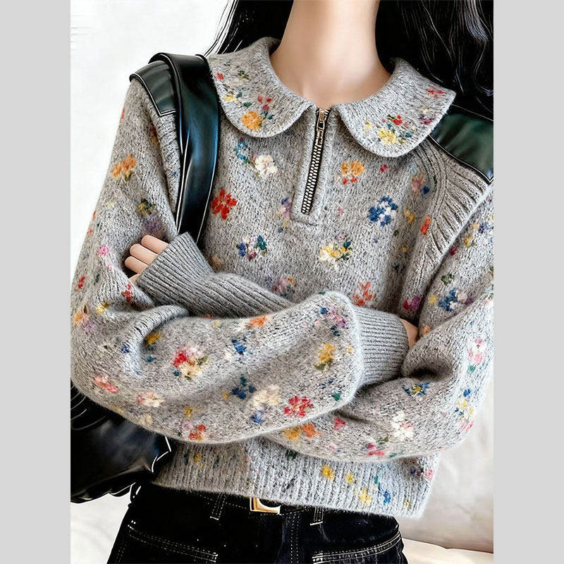 设计感慵懒高级感针织毛衣女款2026春季新款爆款可外穿内搭上衣女,女装/女士精品,大码套装,淘宝优惠券,粉丝福利购,淘宝优惠卷