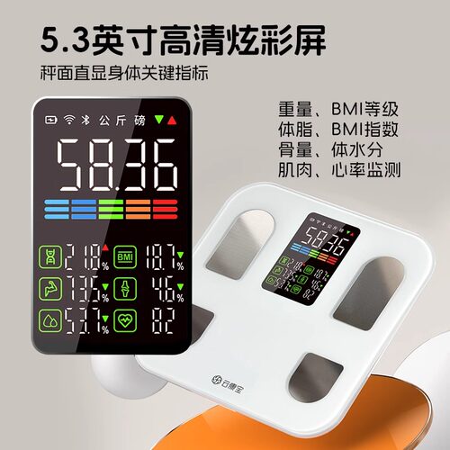 云康宝CS20E体脂秤智能精准家用
