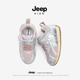 软底跑步鞋 Jeep童鞋 子 男童阿甘鞋 春季 女童透气网面运动鞋 2026新款