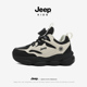 Jeep男童鞋 潮 防水革面老爹软底女孩儿童户外运动鞋 子2025秋季 新款