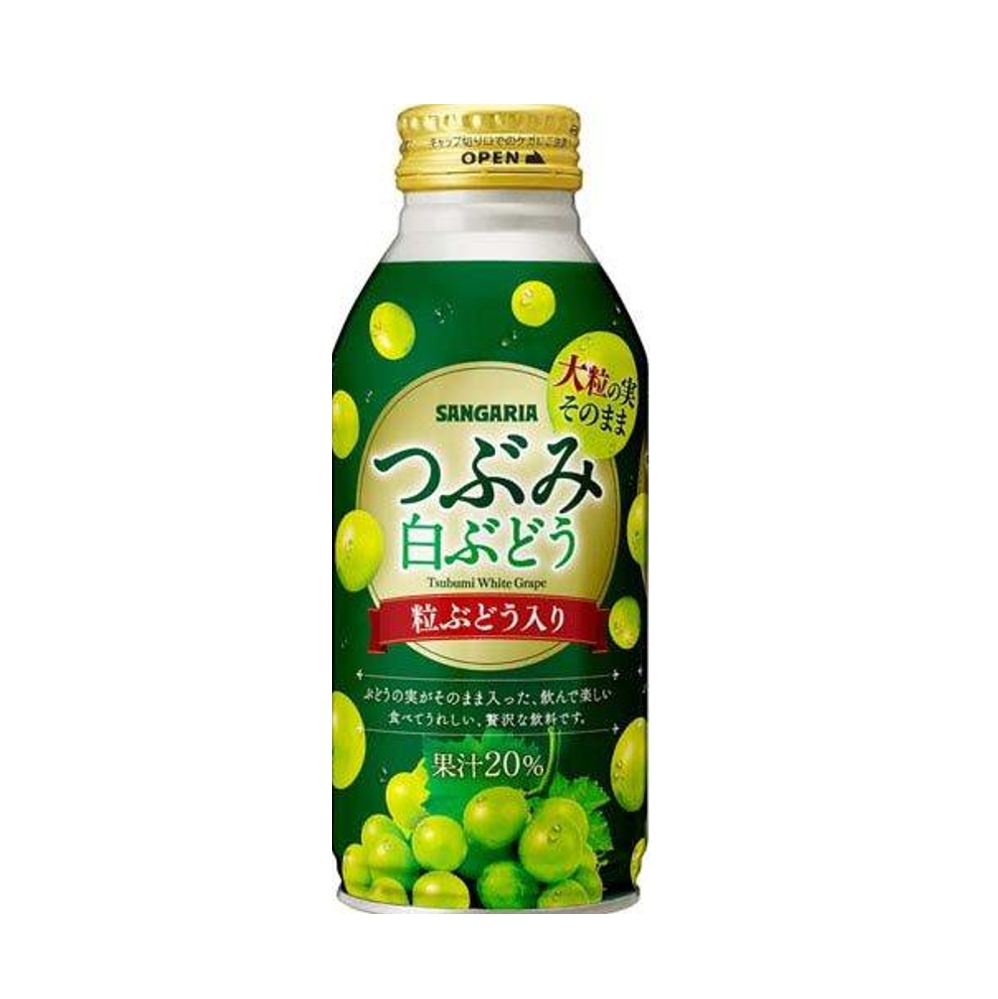 日本原装Sangaria桑格利亚果汁饮料白桃味葡萄味芦荟味三佳丽罐装