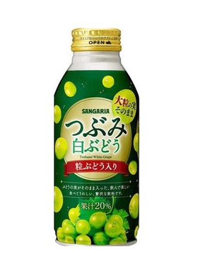 日本原装Sangaria桑格利亚果汁饮料白桃味葡萄味芦荟味三佳丽罐装