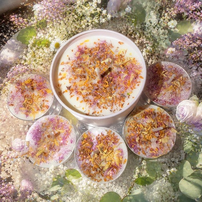 Sibyl原创花草大豆蜡香薰蜡烛
