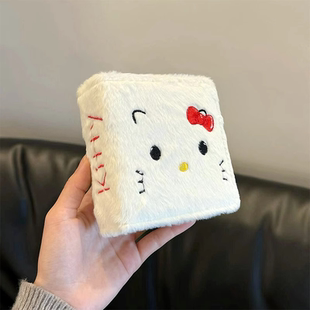 Hellokitty拍立得相册3寸富士mini单格毛绒可爱收纳册相纸收纳本