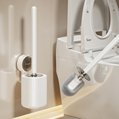 吸盘马桶刷家用无死角壁挂式 免打孔洗厕所刷子卫生间刷马桶