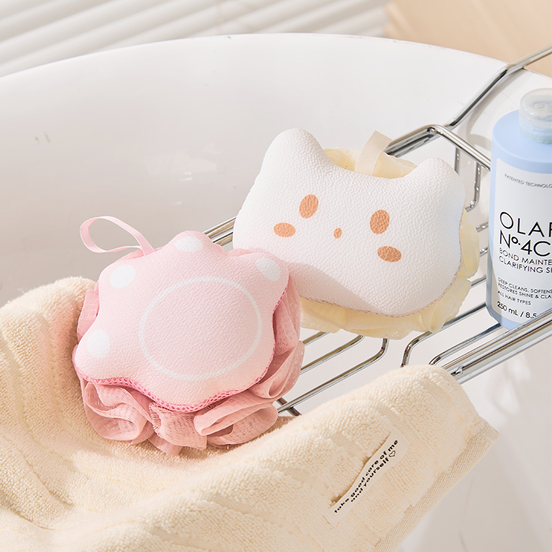 新款卡通沐浴球可爱浴花搓澡巾两用起泡不散超柔软洗澡球搓澡神器
