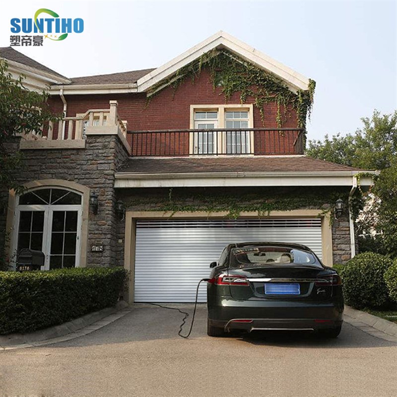 室外别墅卷帘门车库门电动带电机加厚卷闸门阳台铝合金防盗窗