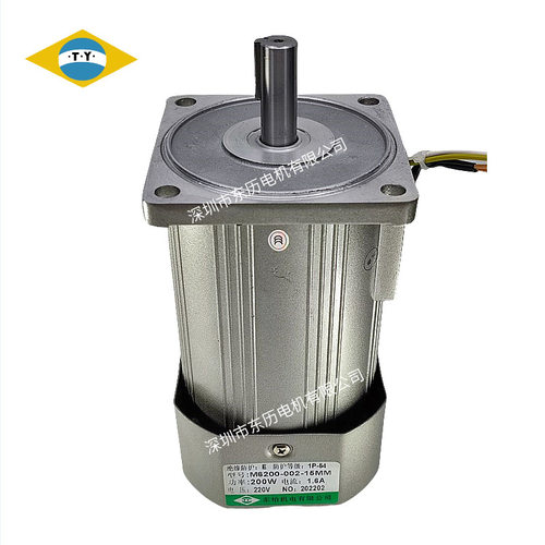 TY东怡调速电机M6200-002-15MM变速马达TONGYI单相220V 200W