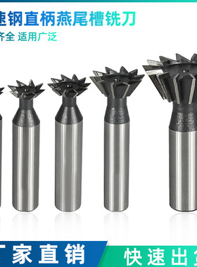 45度 55度 60度燕尾槽铣刀 HSS高速钢直柄燕尾槽铣刀榫合刀滑轨刀