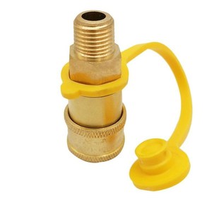 亚马逊Ebay气罐烤炉快速接头充气接头美标螺纹3/8丙烷软管快接