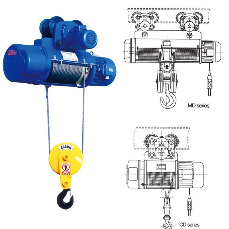 CD1型钢丝绳电动葫芦厂家 天车起重葫芦 大吨位行架起重葫芦