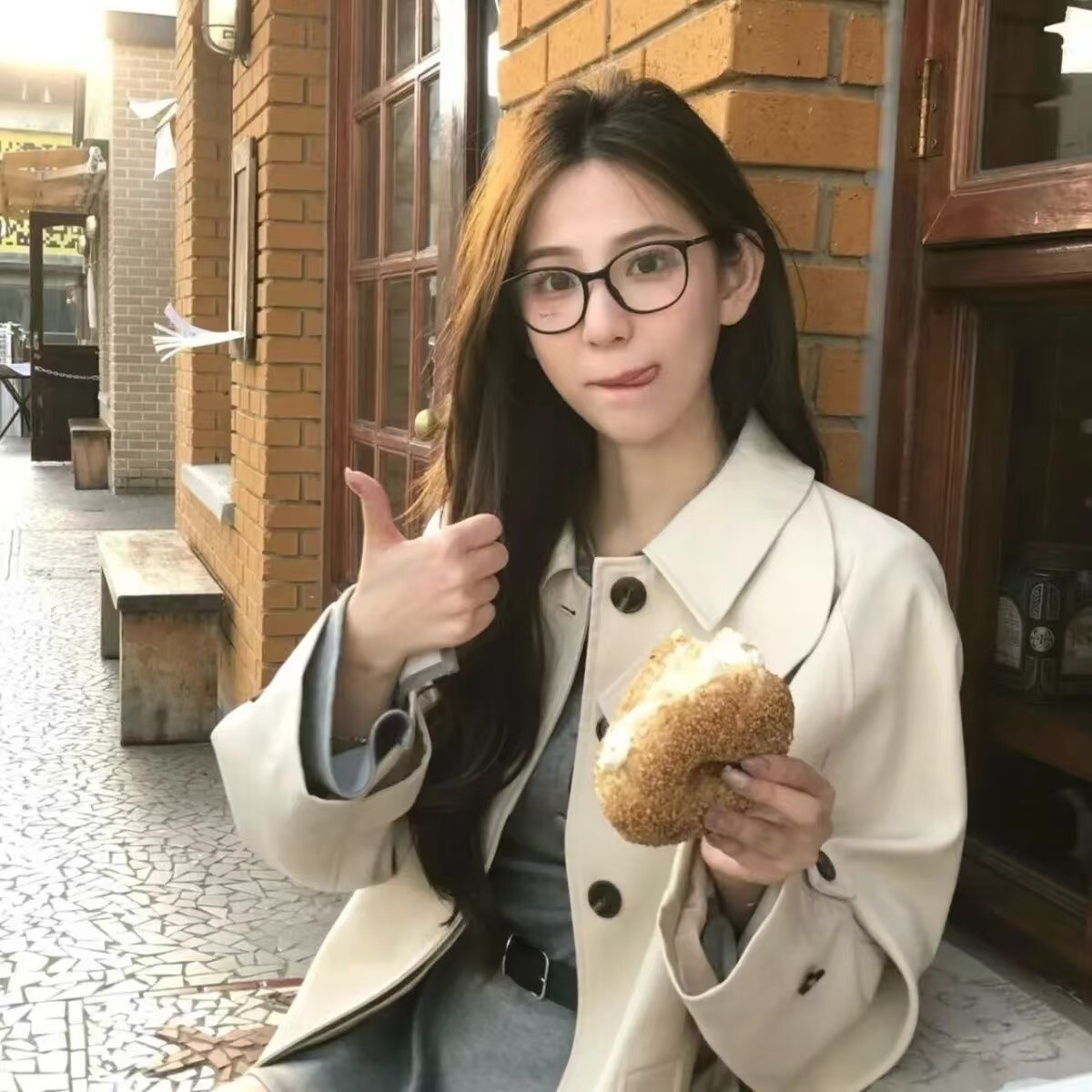 小香眼镜女款时尚圆框镜架素颜慵懒镜架超轻潮平光3282可配近视