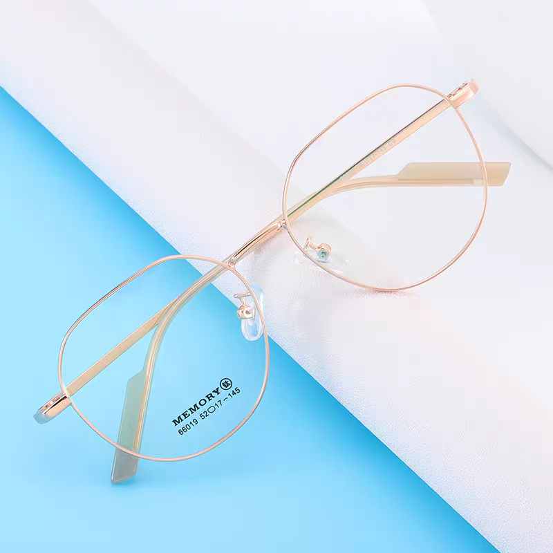 圆框格瑞拉眼镜框钛金属记忆眼镜架超轻近视眼镜框架配眼镜66019