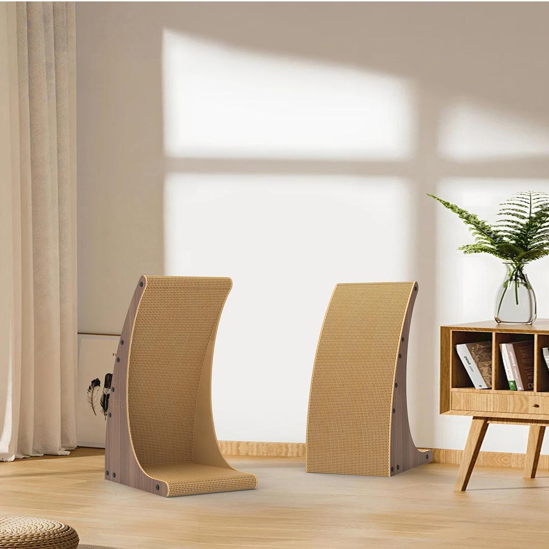 加高加宽特大号L型猫抓板立式