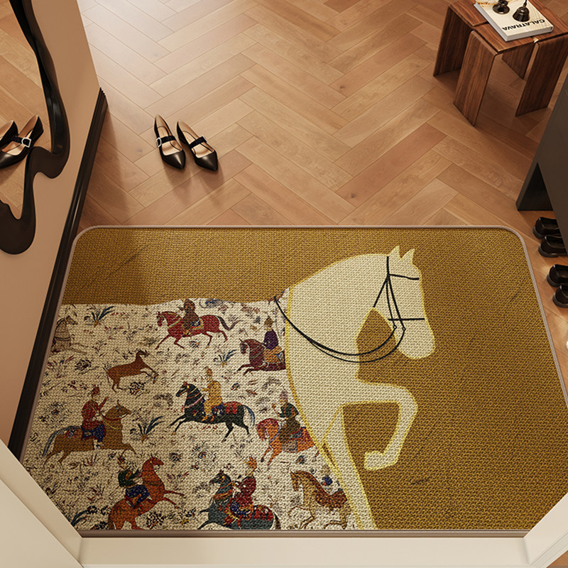 亚麻编织马年复古入户门地垫门口地毯玄关脚垫进门耐脏垫子防滑垫,居家布艺,入户地垫,淘宝优惠券,粉丝福利购,淘宝优惠卷