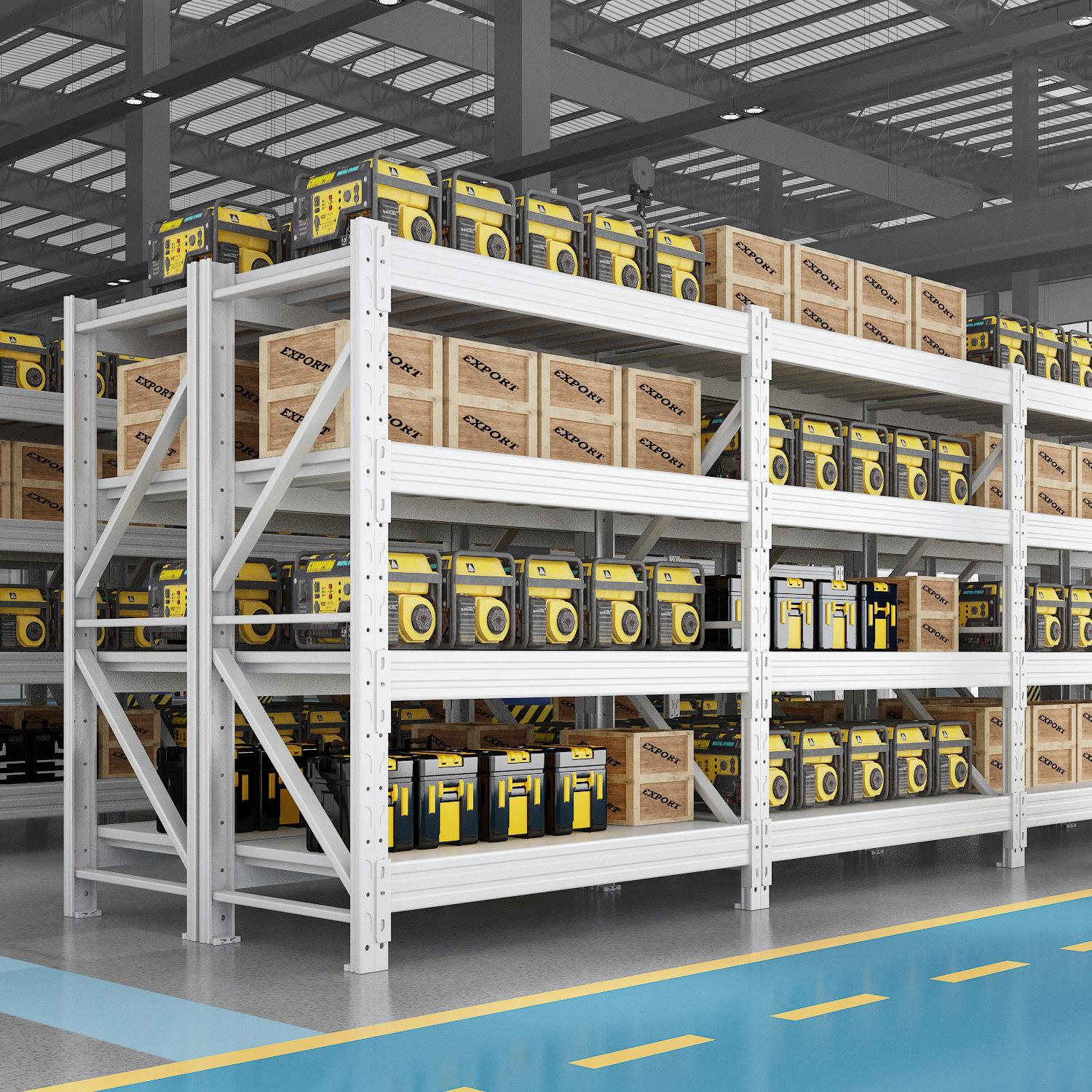 仓库仓储货架多层置物架五金加厚电商铁工厂库房储物货物架子