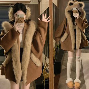 胖mm显瘦不臃肿外套 设计感加绒加厚棉服上衣女冬季 300斤大码 女装