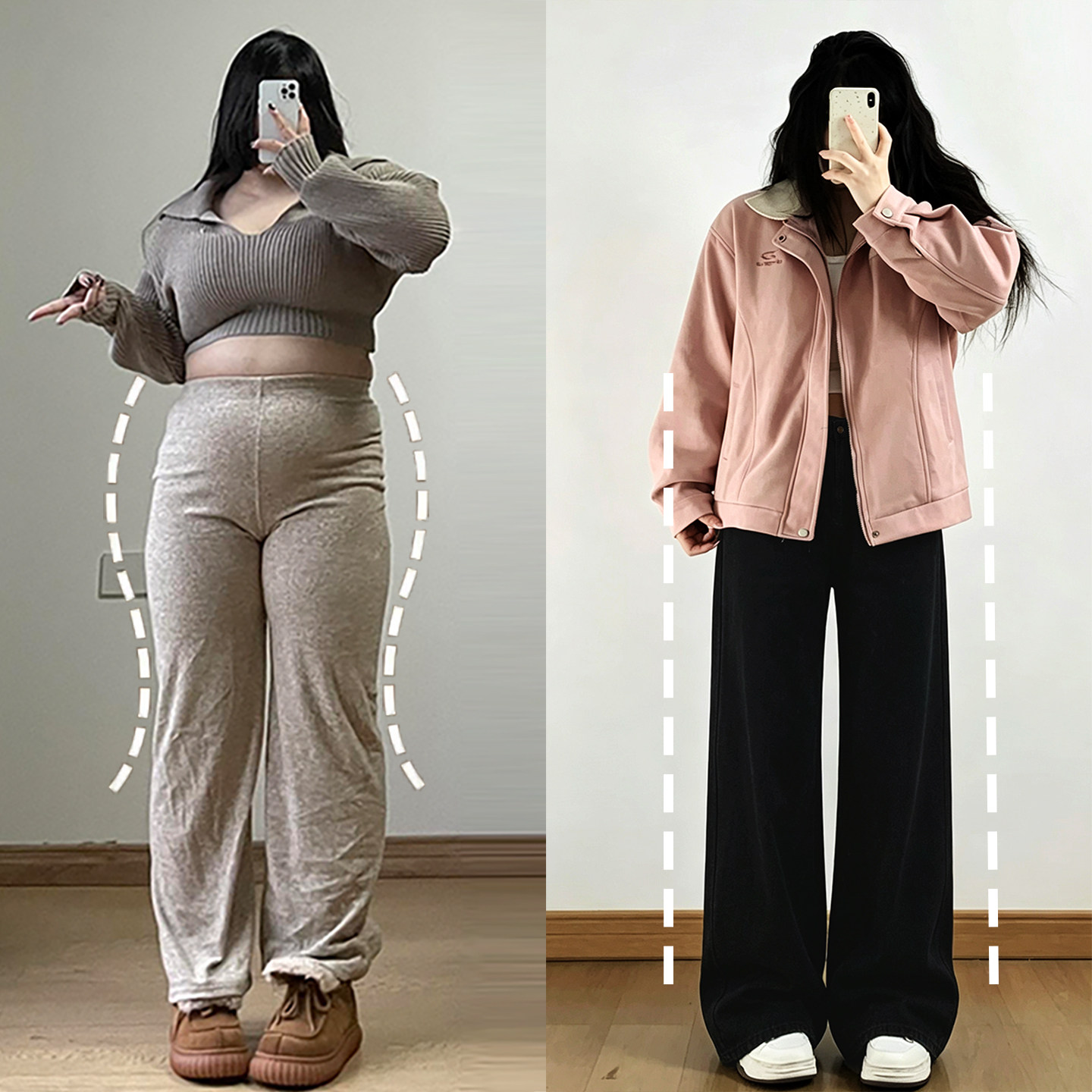 300斤胖mm特大码黑色宽松显瘦阔腿牛仔裤女秋季时尚休闲遮肉裤子