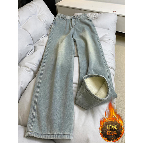 特大码美式ins休闲百搭加绒长裤