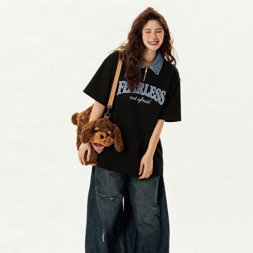 慵懒风休闲大码胖mm巨好看上衣女