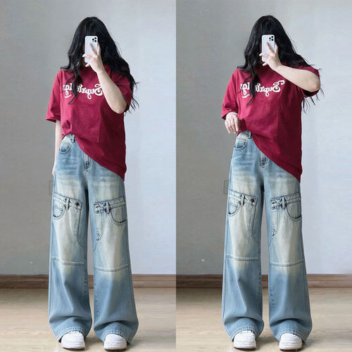 大码女装夏胖mm梨型身材裤子潮女