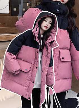 特大码韩版ins休闲百搭保暖棉服