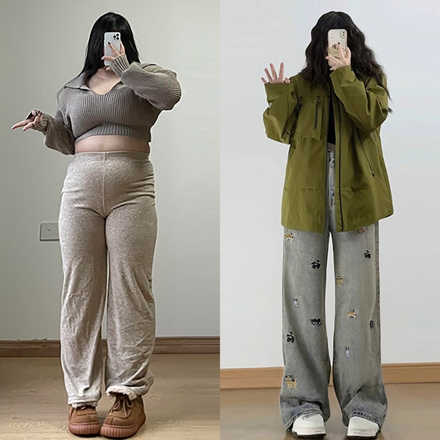 300斤大码女装复古蓝卡通刺绣牛仔裤女胖mm高腰遮肉显瘦直筒裤子,女装/女士精品,大码裤装,淘宝优惠券,粉丝福利购,淘宝优惠卷