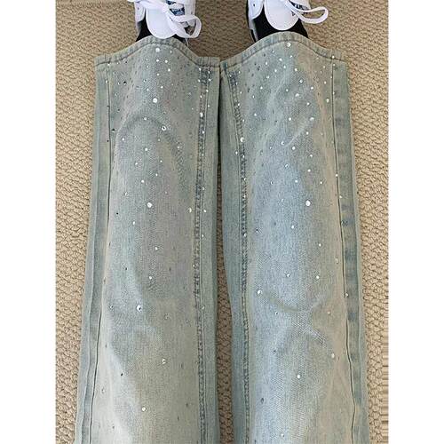 特大码美式ins高街个性设计长裤