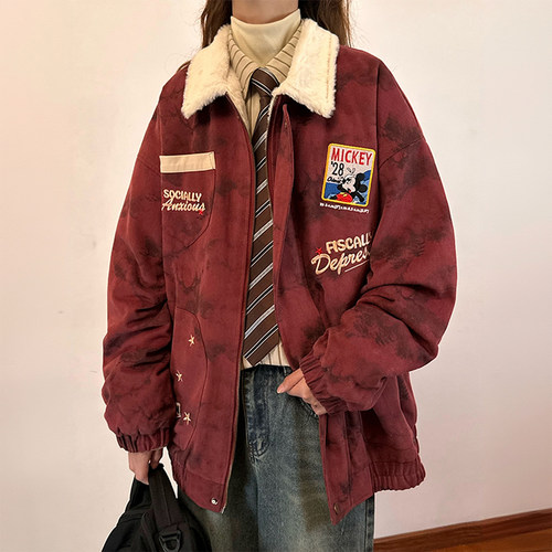 300斤特大码宽松百搭高级感棉衣