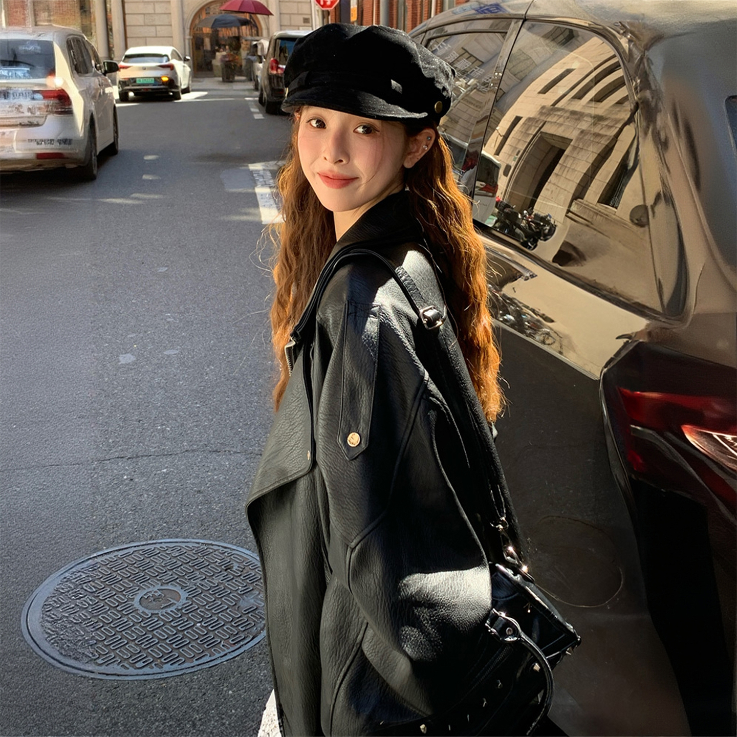 300斤特大码小众高级感夹克外套