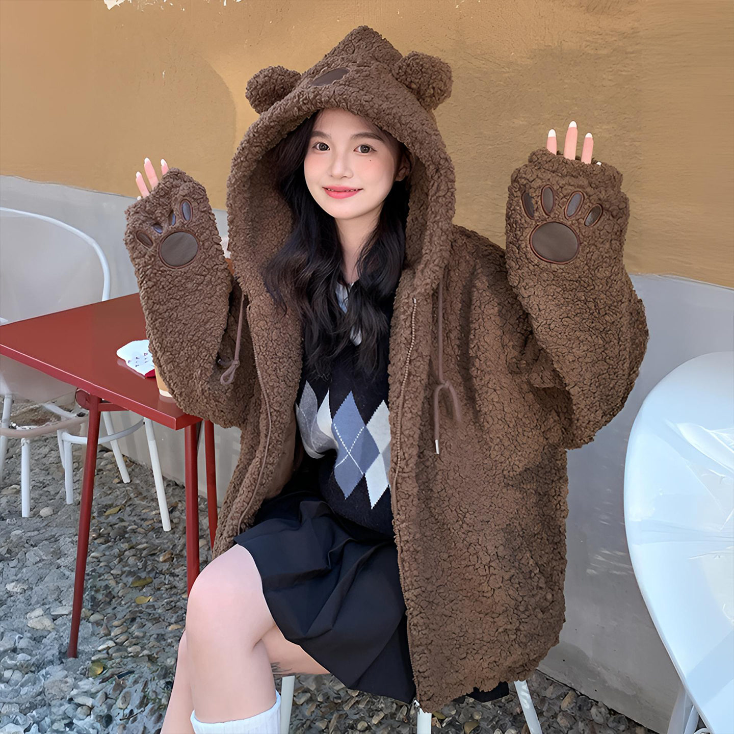 300斤大码女装可爱减龄百搭棉衣