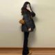黑色小众高级感棉服上衣女秋冬新款 胖mm大码 女装 保暖加厚连帽外套