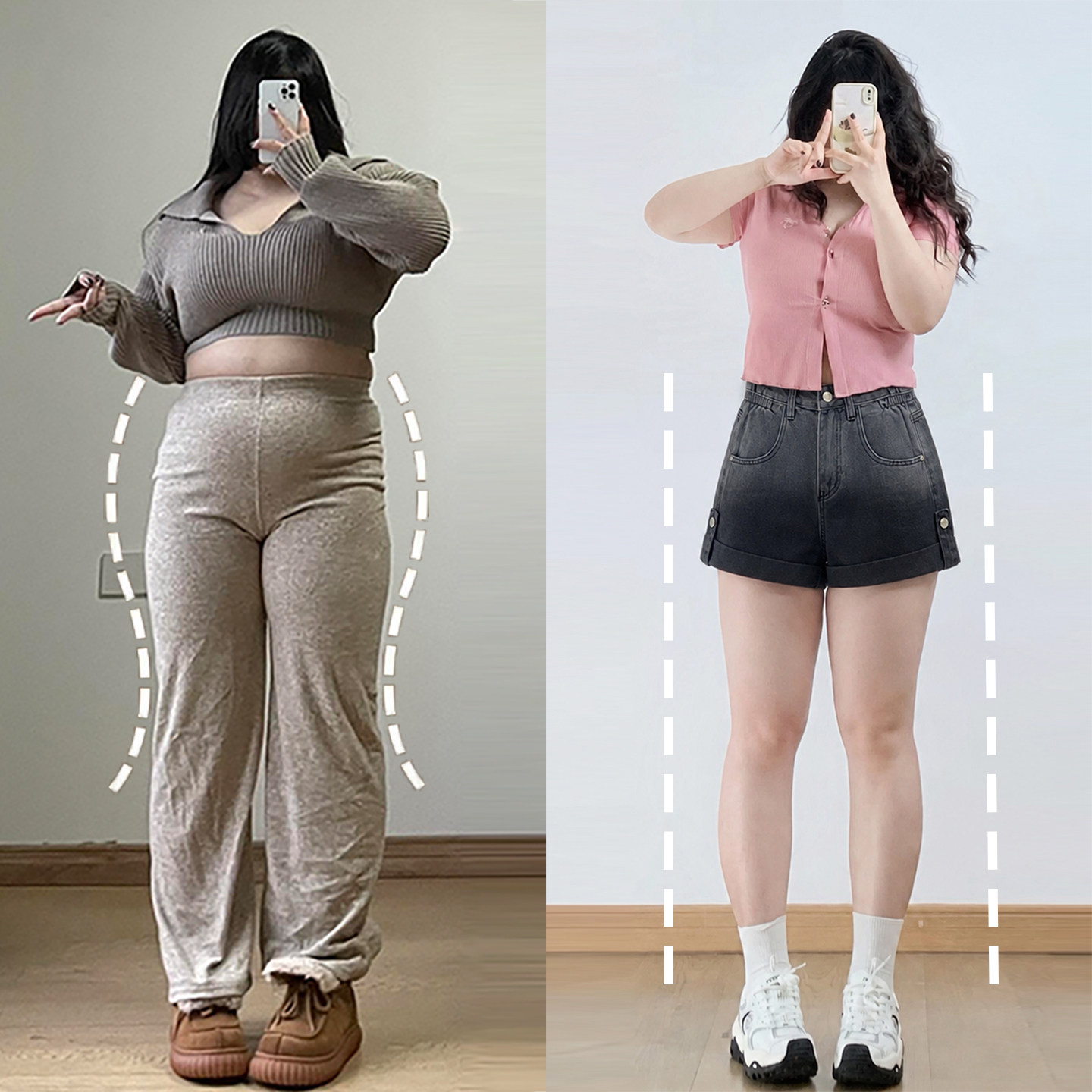 特大码胖mm黑色设计感渐变牛仔短裤女夏季百搭高腰a字阔腿热裤子