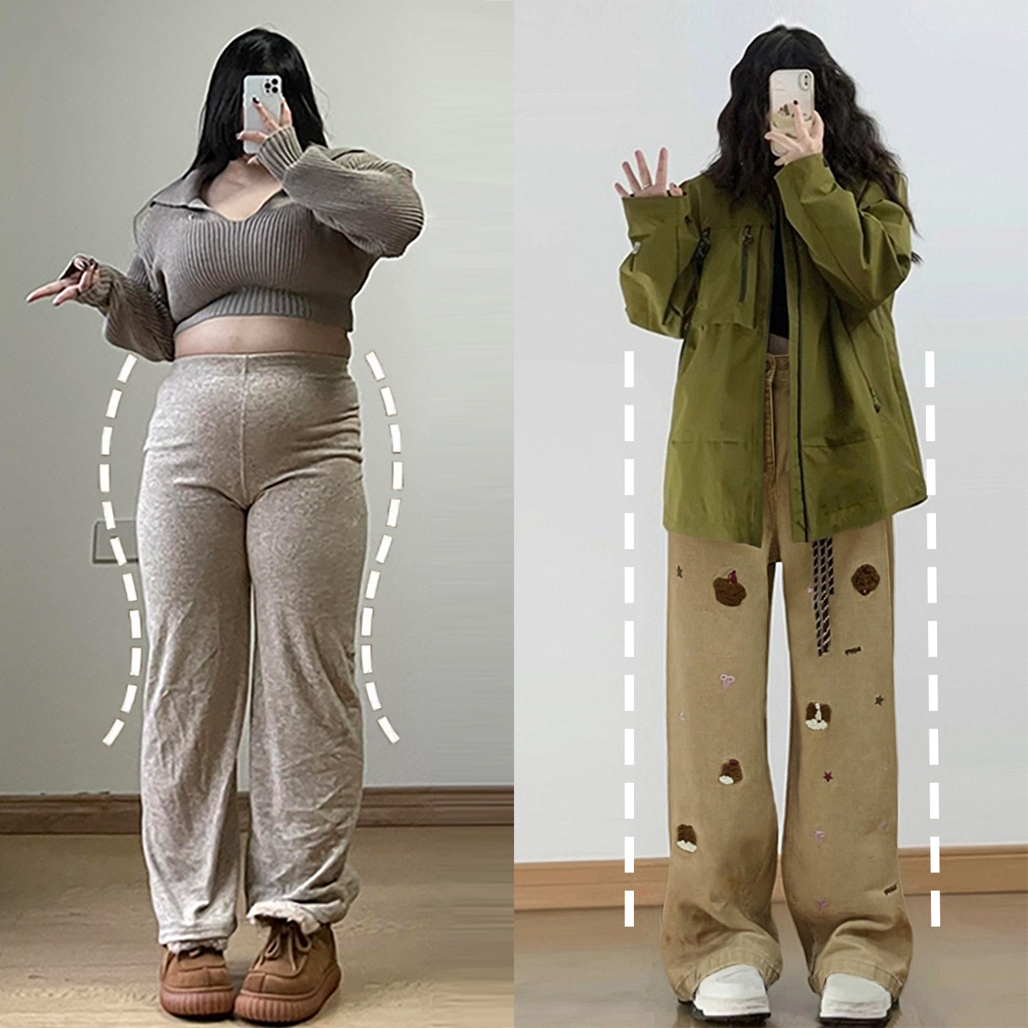 300斤特大码胖mm美式高街牛仔裤女秋冬卡其色裤子宽松显瘦阔腿裤,女装/女士精品,大码裤装,淘宝优惠券,粉丝福利购,淘宝优惠卷