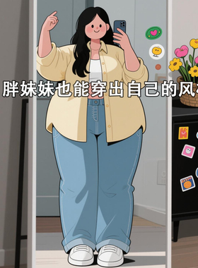 300斤大码女装韩版百搭阔腿牛仔裤女胖mm宽松显瘦松弛感直筒裤子