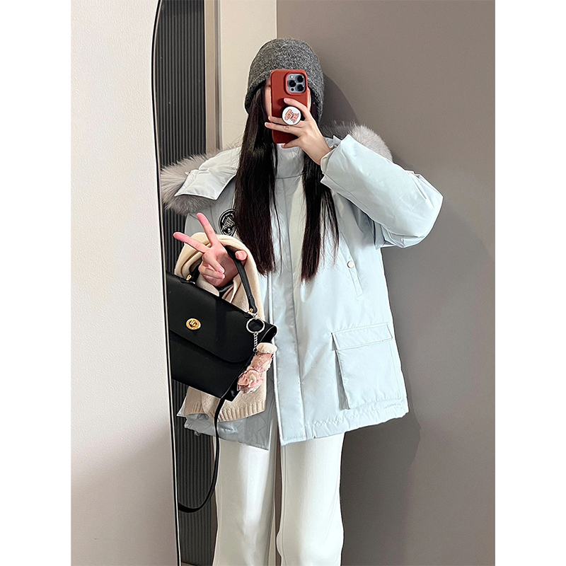 特大码韩系ins甜美风保暖面包服