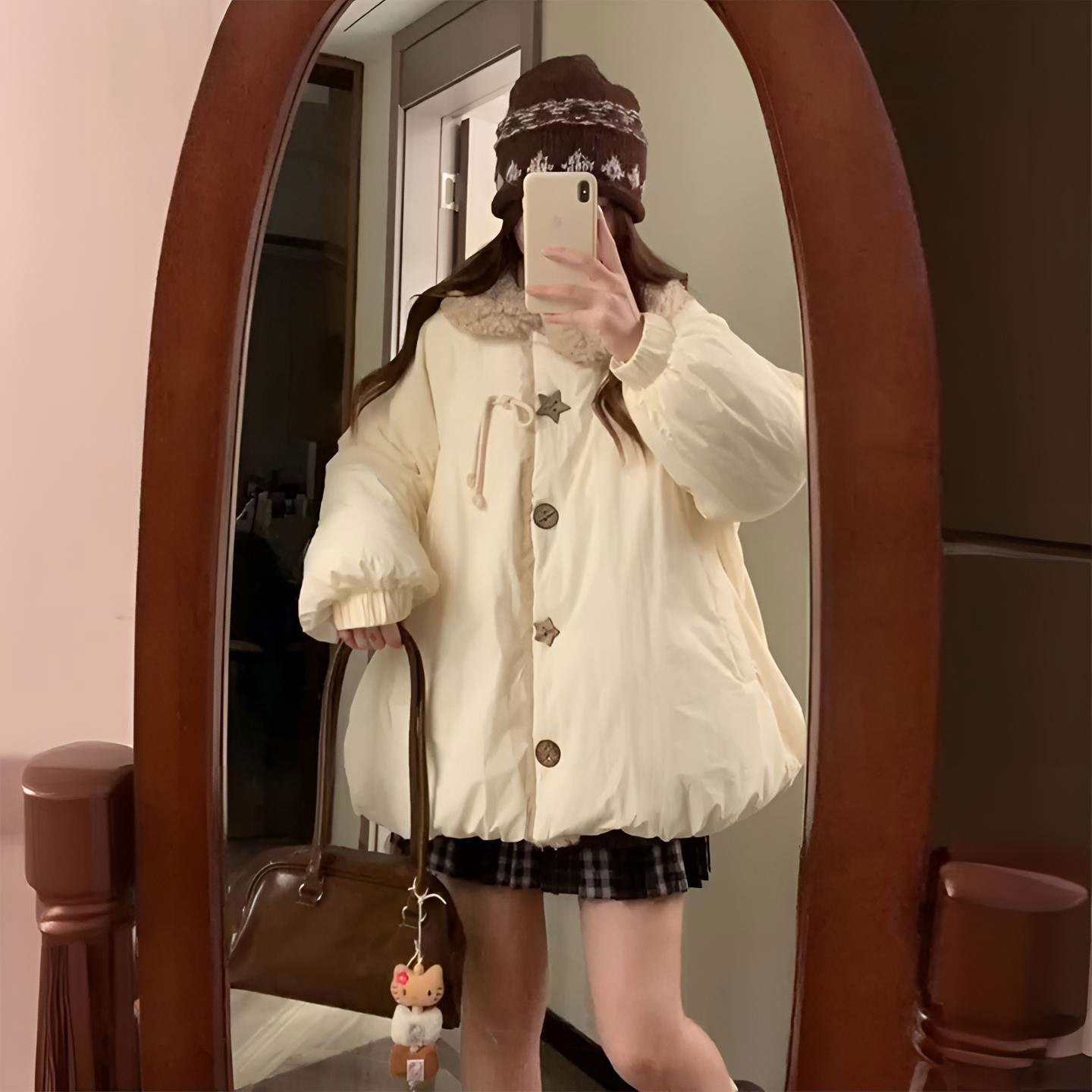 300斤大码女装设计感厚实保暖棉服女胖mm学院风休闲百搭棉衣外套,女装/女士精品,大码棉服,淘宝优惠券,粉丝福利购,淘宝优惠卷