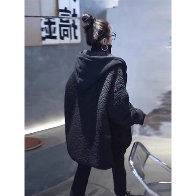 特大码韩版穿搭超好看加厚棉袄女