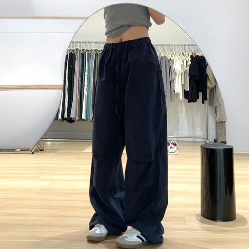特大码女装宽松bf慵懒风休闲裤女