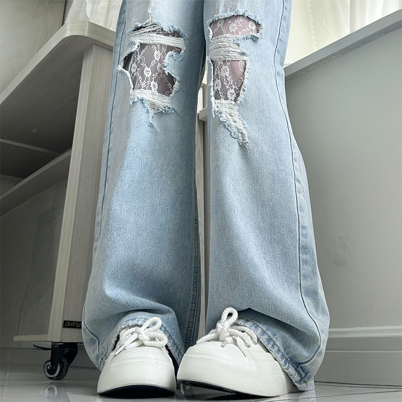 胖mm大码慵懒风松弛感显瘦裤子女