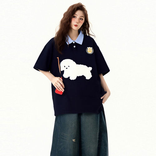 胖mm大码女装宽松休闲落肩短袖女