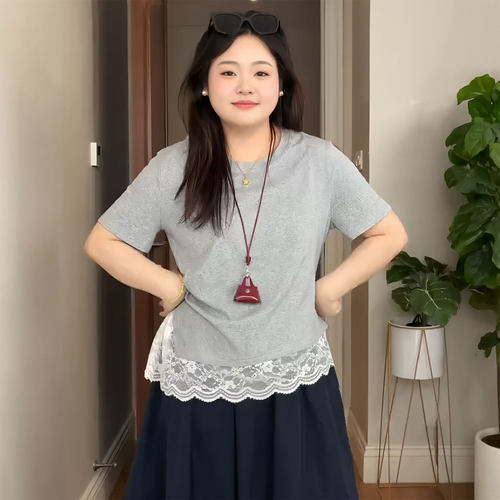 特大码女装独特漂亮巨好看上衣女