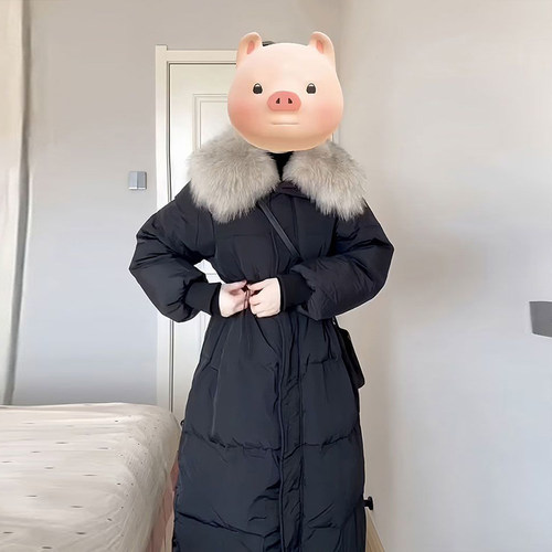 大码女装美式宽松百搭羽绒棉服女